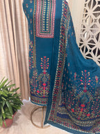 Digital Printed Crepe Kurta Set with Georgette Dupatta