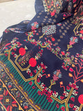 Digital Printed Crepe Kurta Set with Georgette Dupatta