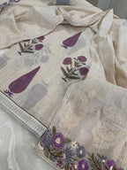 Budget-Friendly Chanderi Block Print Suit Set
