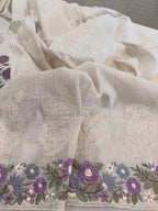 Budget-Friendly Chanderi Block Print Suit Set